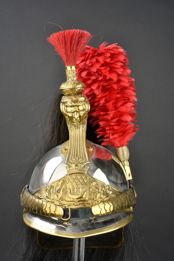Guards Household Cavalry Helmet Vintage French Re… - image 4