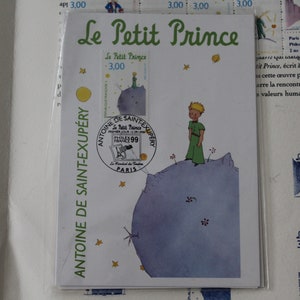Collezione di francobolli francesi Piccolo principe Le petit Prince Antoine de Saint Exupery 1999 Regalo per collezionisti di francobolli Regalo filatelico per filatelia postale
