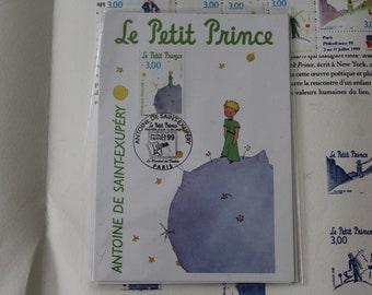 French stamps collection Little Prince Le petit prince Antoine de Saint Exupery 1999 Philatelist Postal Philately