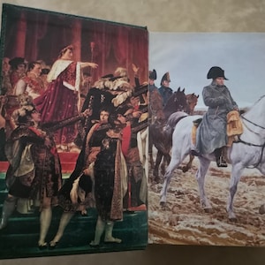 EMPEROR NAPOLEON BONAPARTE biography Gift Napoleon collectible book Antique French book History book Historical Classics Decorative book