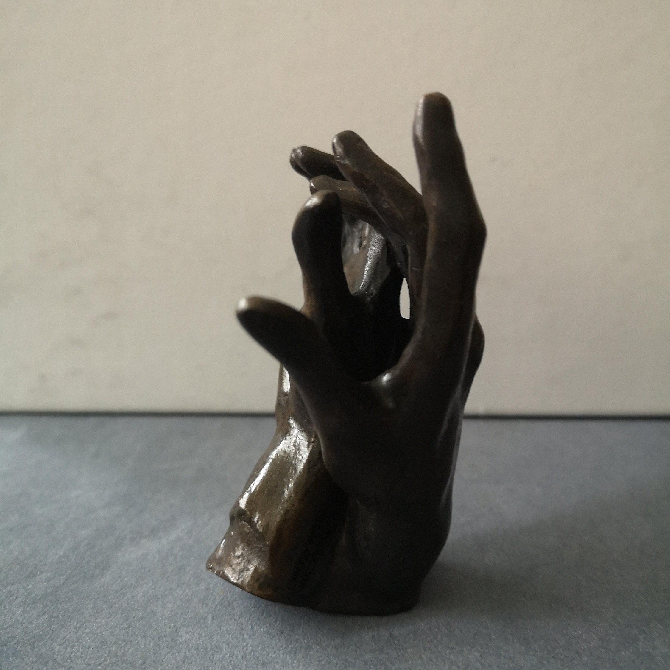 Two Hands Sculpture Auguste Rodin Romantic Decor French Art 