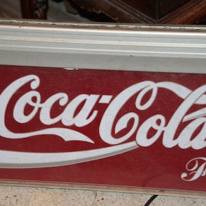 Coca cola light sign White Red Coca cola ads Vintage coca cola Vintage ads Coke cola Antique advertising Coca Cola collectibles Coke sign