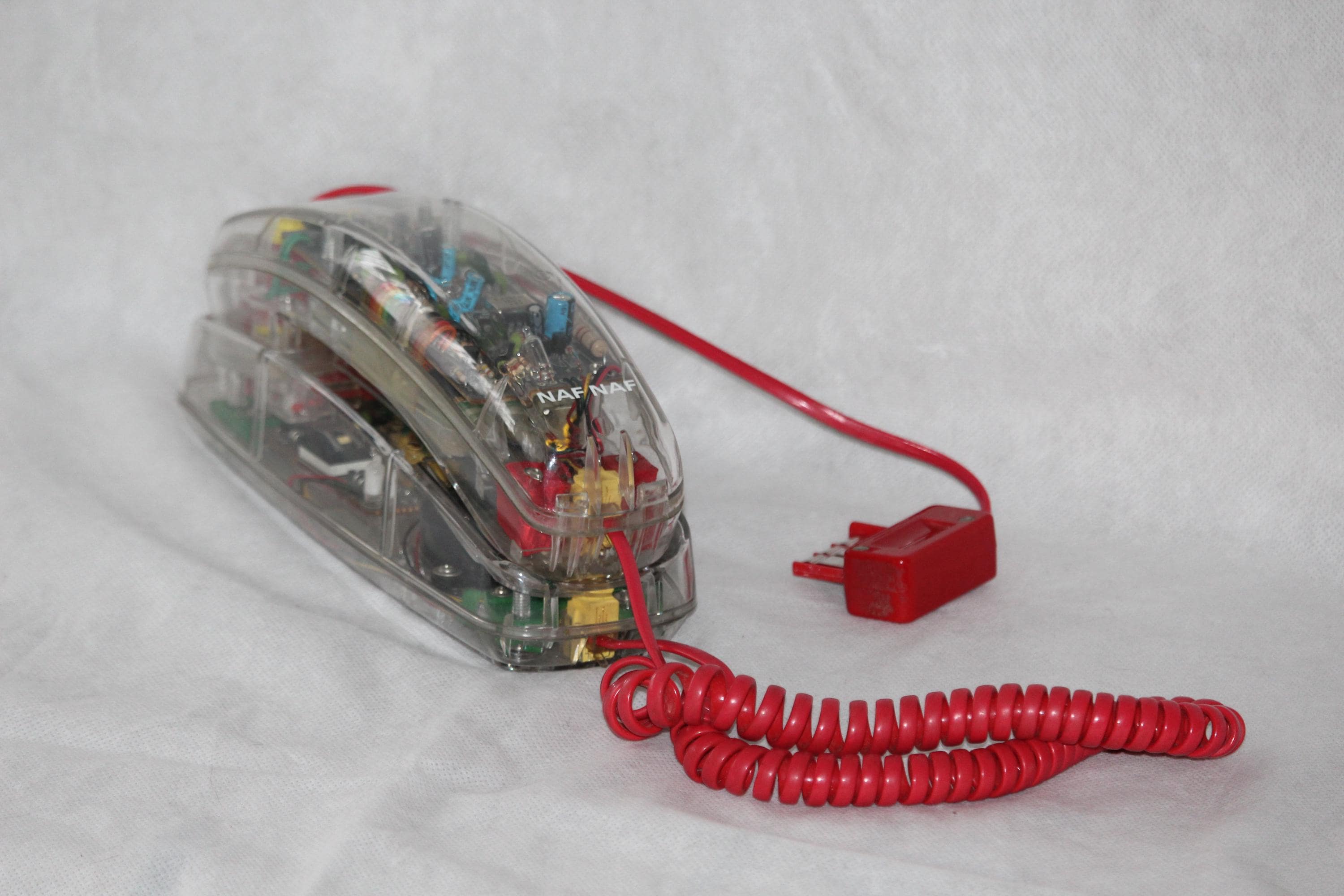 ネオン管　スケルトン電話機 スケルトン電話機 ネオン管 スケルトン電話機 Yahoo!オークション