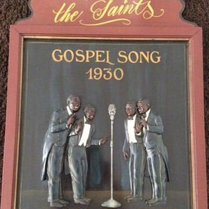 Vintage Gospel wall decor Gospel wall art Gospel song Gospel music Gospel singer Gospel choir Gospel Worship songs Church music Hymn Verses