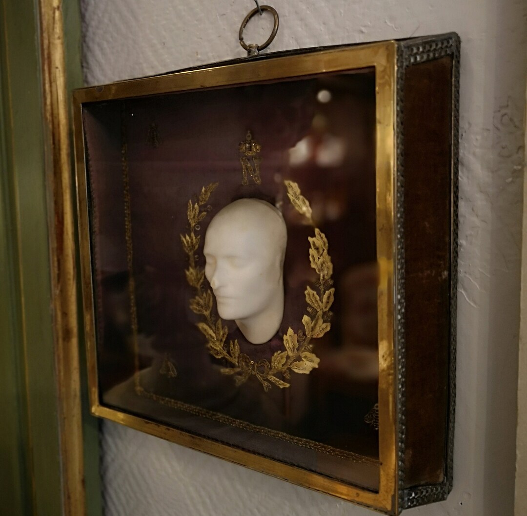 Emperor Napoleon Death Mask SCULPTURE NAPOLEON Bonaparte 19th Art ...