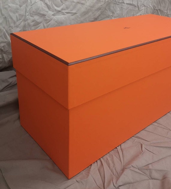 Large Collectible Authentic Hermes Orange Box Hermes Fashion 