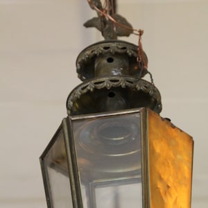 French antique carriage Lantern Vintage lantern antique lighting Hanging light lamp Coach buggy Carriage lamp Exterior lighting Porch lamp image 2
