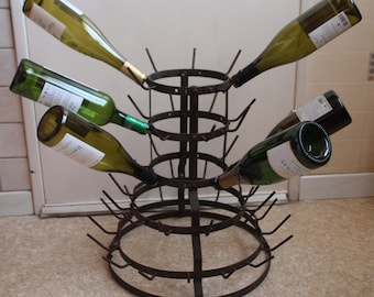 French Vintage Bottle Rack Bottle Dryer Mug Rack Cup Rack Rustic