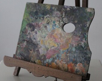 French artist color palette Painter Vintage Paint palette Art supply