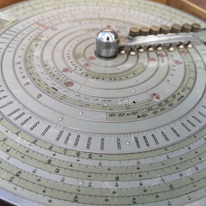 Old Sliding Math Machine Antique Mechanical Calculator Office Desk Decor Calculation Tool ...