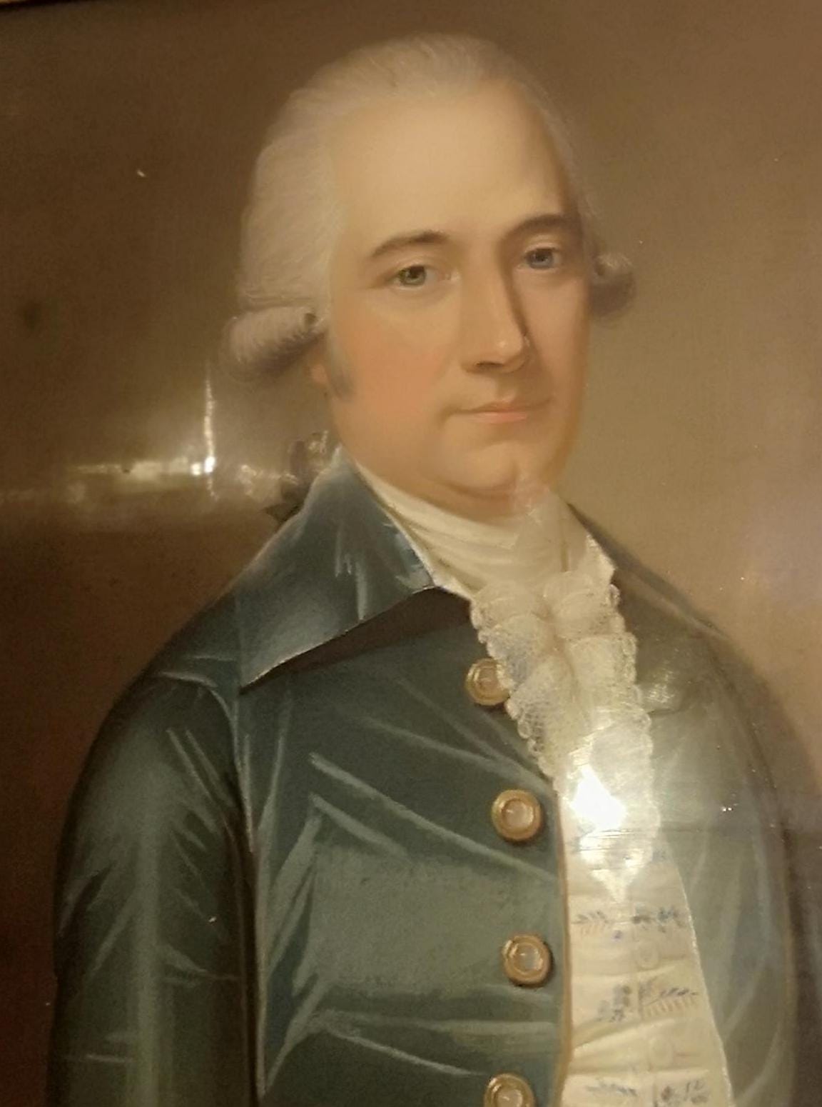 フランスアンティーク 1800年代 ポートレート 肖像画 オイルペイン