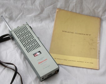 Émetteur-récepteur HEATHKIT vintage 1 watt modèle GW-52 A radio portable bande Citizens CB