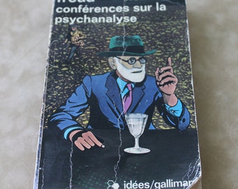 Vintage French book Psychoanalytic theory Sigmund Freud Psychology Psychoanalysis Psychological book