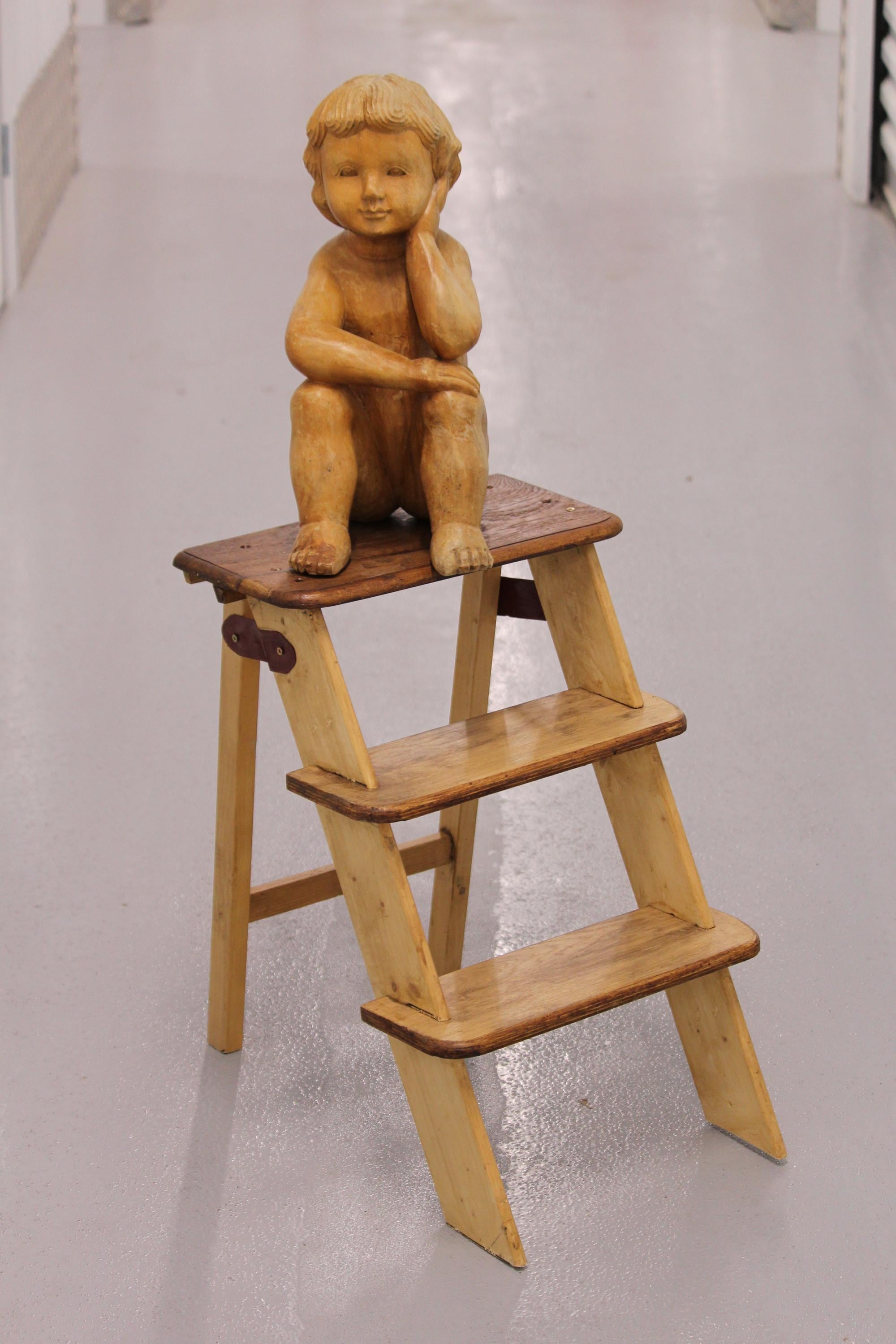 Petite échelle en bois Escaliers de bibliothèque Escabeau de lit Escabeau pour chien Escabeau-escabeau Mobilier de bureau