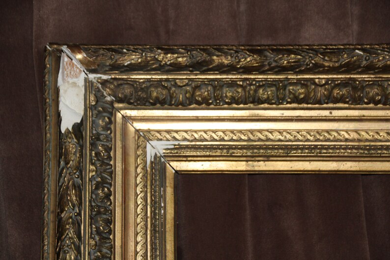 Gilt Wood Frame Gold Large Painting Framing Old Frame French Etsy