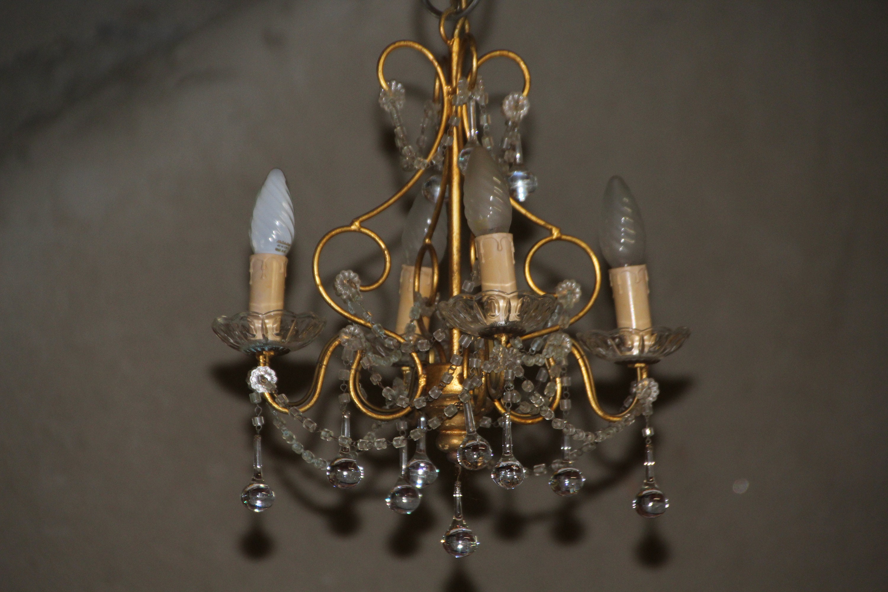 Français Lustre Vintage