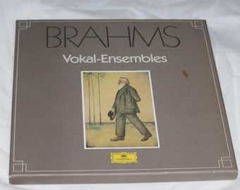 Brahms vinyl records Collectible edition Music composer Rare edition
