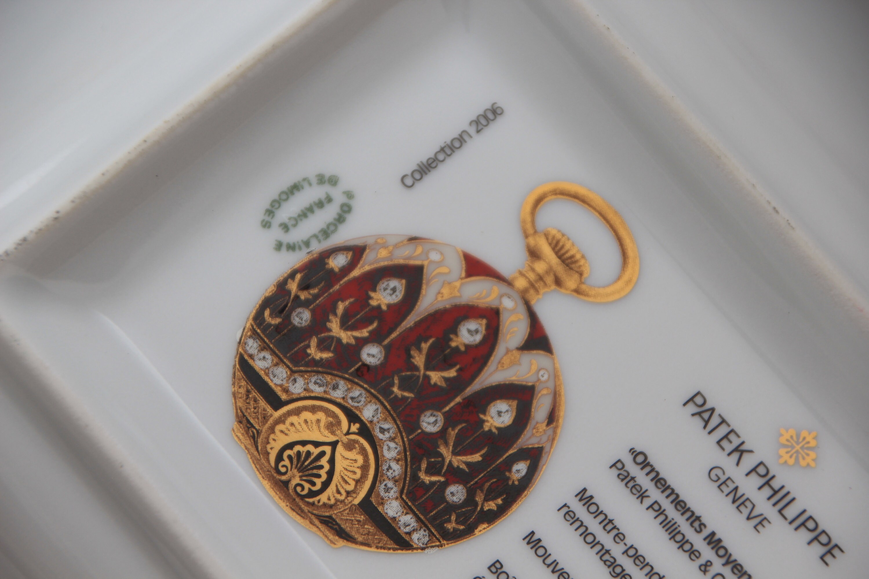 Philippe Patek Porcelain Dish Display Tray Plate Bowl Porcelain