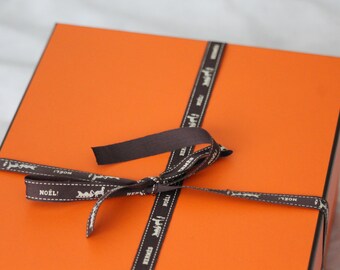 HERMES BOXとシューズケース2枚 Hermes Shoe Box Shoebox Shoe Display Orange Storage Organization