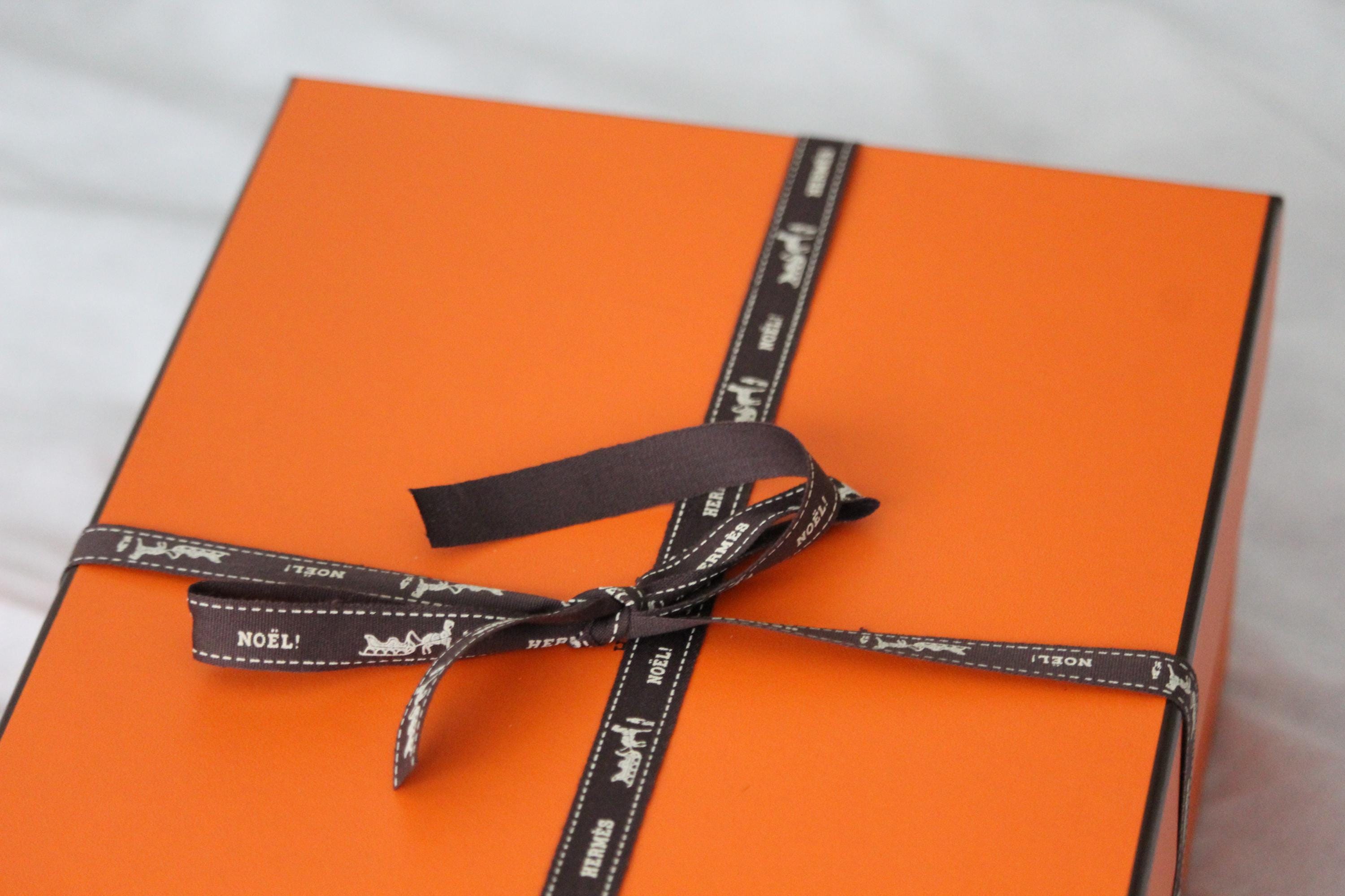 Hermes Shoe Box Shoebox Shoe Display Orange Storage Organization