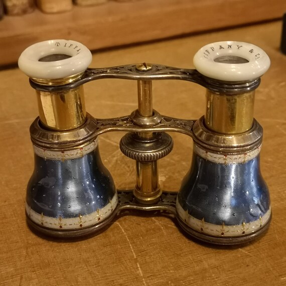 Antique Opera Glasses / French / Mother of Pearl / Br… Gem