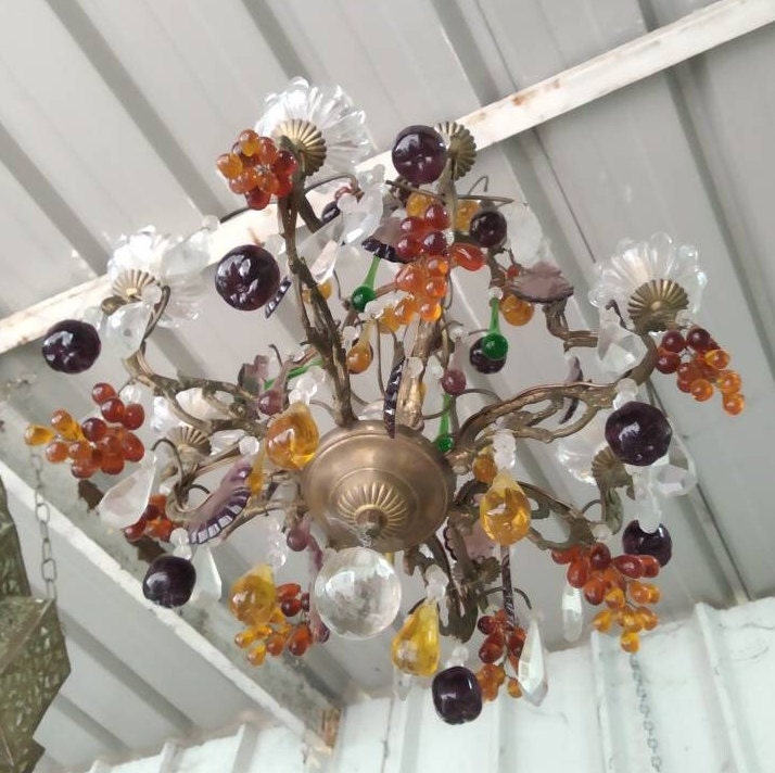Lustre Multicolore Verre