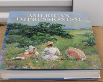 American Impressionism Hardcover Book William H. Gerdts Painting English book Artbook Illustrated Coffeetable Decorative