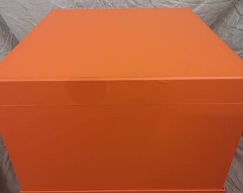 Extra Large Hermes Orange Box Authentic Fashion Accessories
