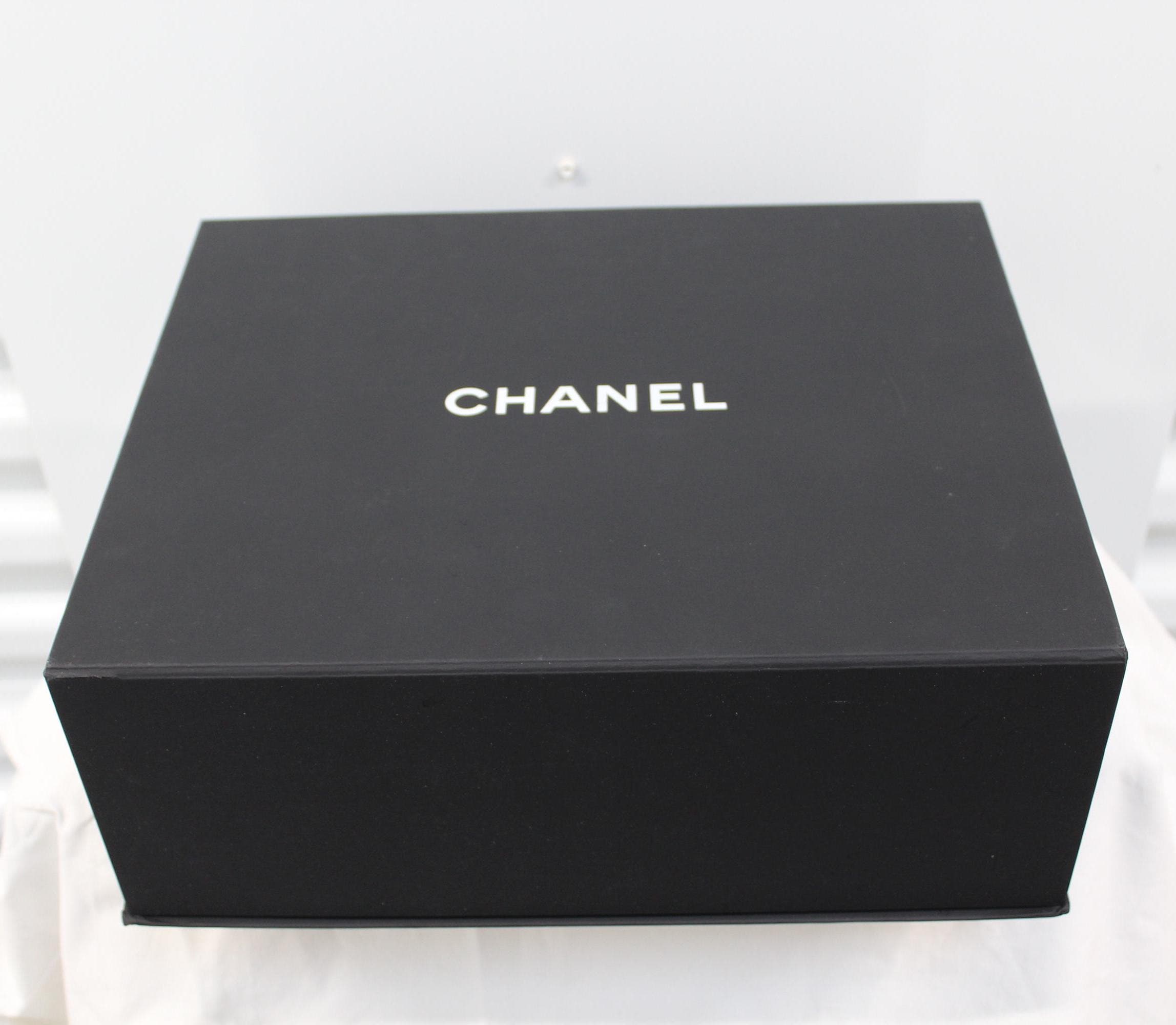 Chanel Paris Black Box Bag Box Black Box Chanel Accessories Silk