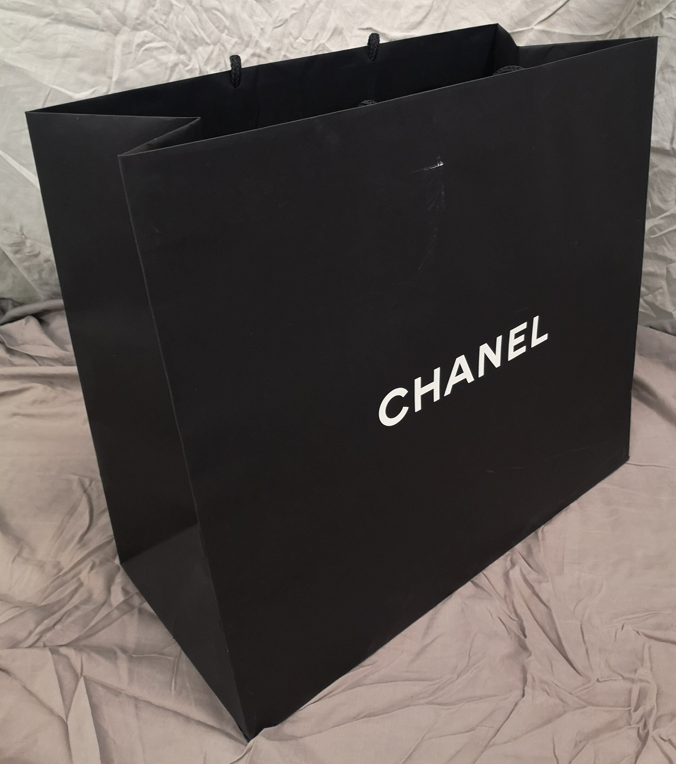 chanel shopping paper bag