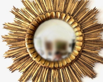 Specchio sole Specchio sole splendente Specchio ingresso Specchio oro Camera da letto Specchio bagno Soggiorno Design d&#39;interni per la casa Specchio vintage francese