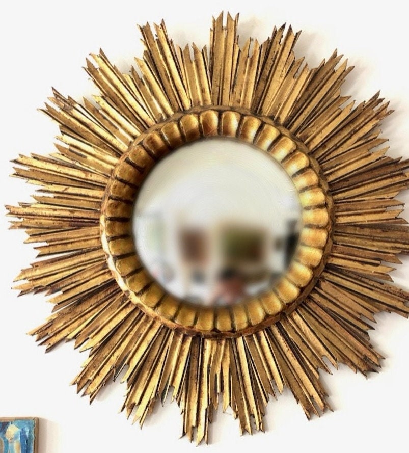 Antique sunburst mirror - Etsy 日本