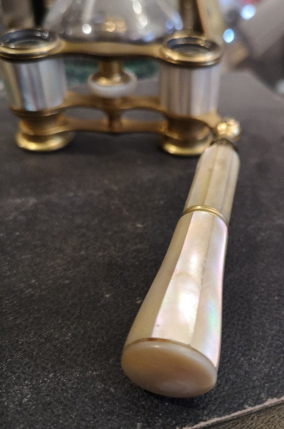 French Opera glasses Mother of pearl Opera binoculars… Gem