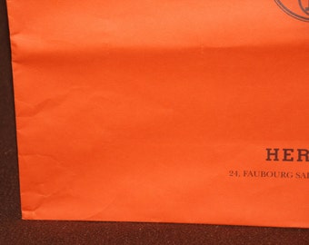 Hermés Gift bag, orange gift bag, wrapping, Original French scarf pape –  Trendy Ground