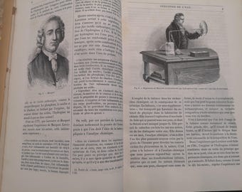Livre industriel français ancien Science Industrie Objets décoratifs du XIXe siècle Les Merveilles de l'Industrie