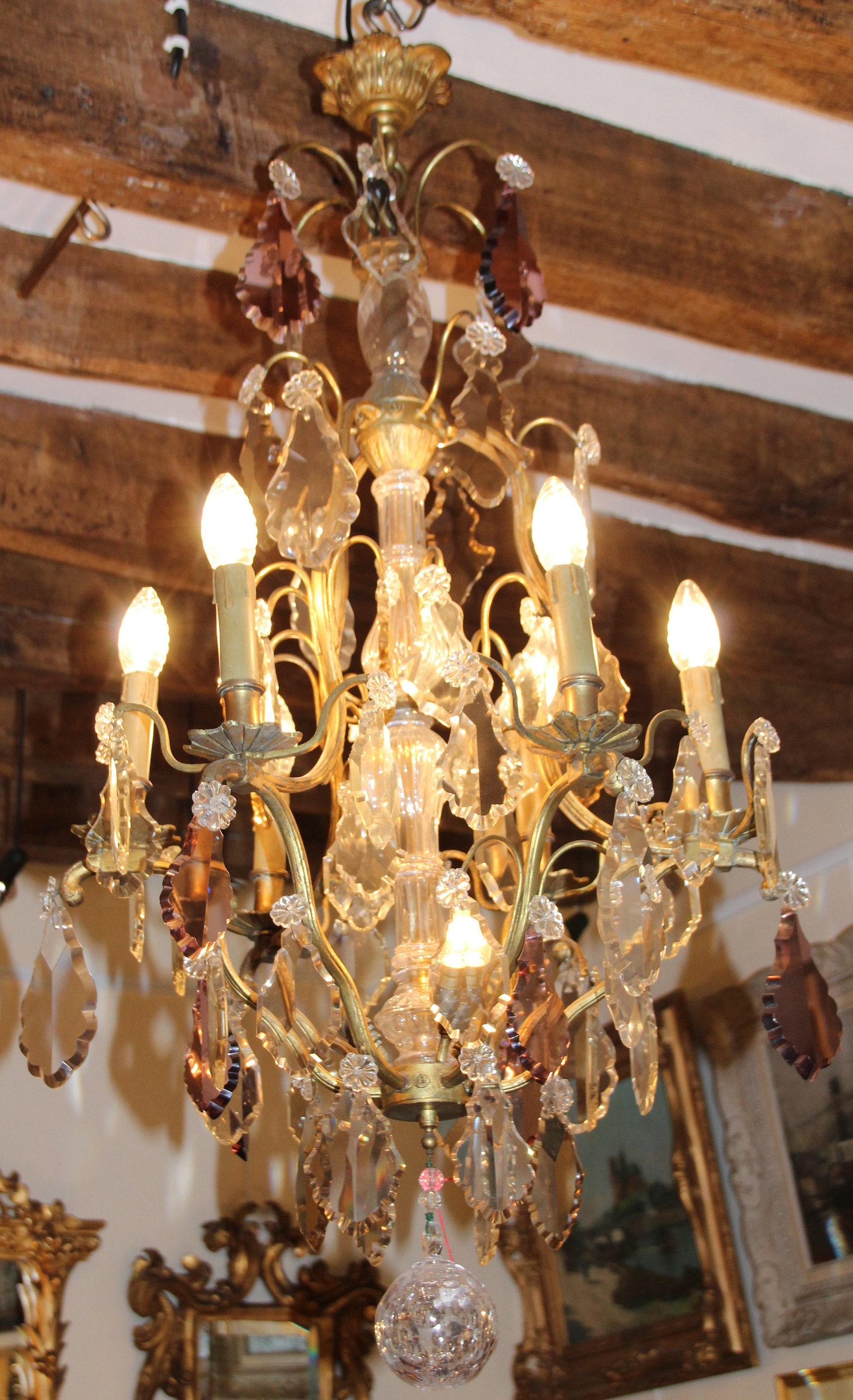 lustre En Cristal Français