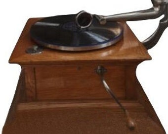 HMV シニアモナーク蓄音機 His Masters Voice 本物 ヴィンテージ