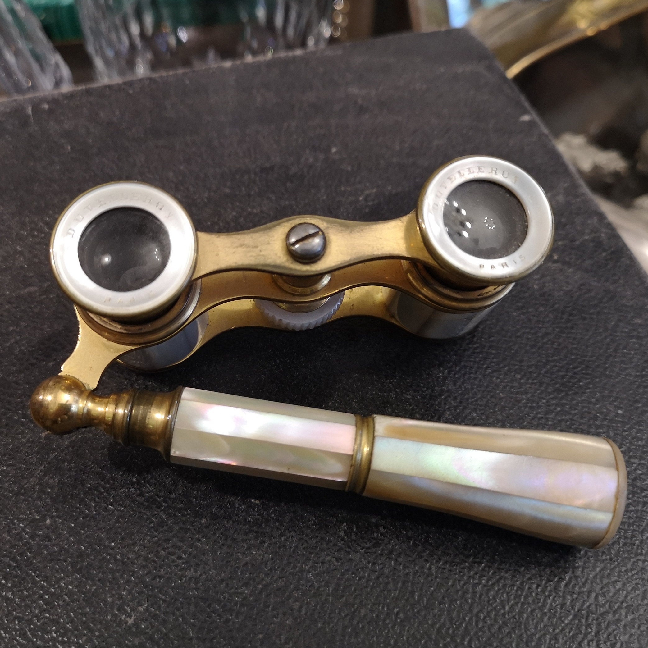 French Opera Glasses Mother of Pearl Opera Binoculars Antique Opera