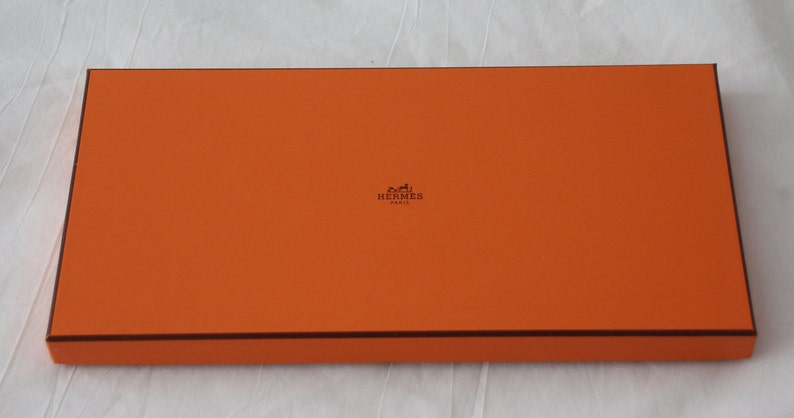 Orange Hermes Box Hermes Scarf Shawl Box Hermes Paris Box Original ...