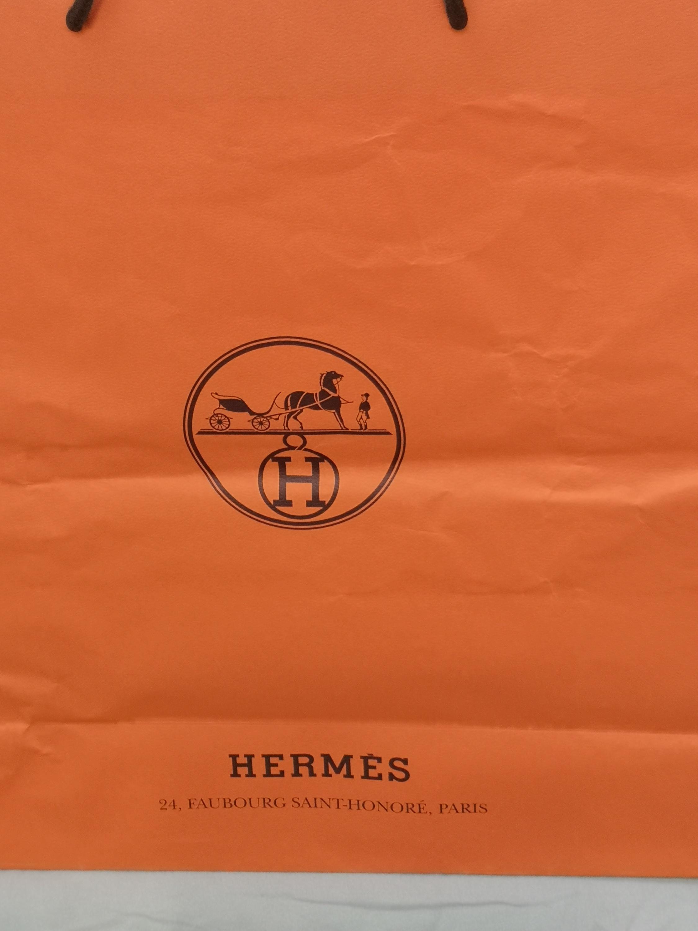 Extra Large Orange Hermes Shopping Bag Gift Wrapping Fashion Gift