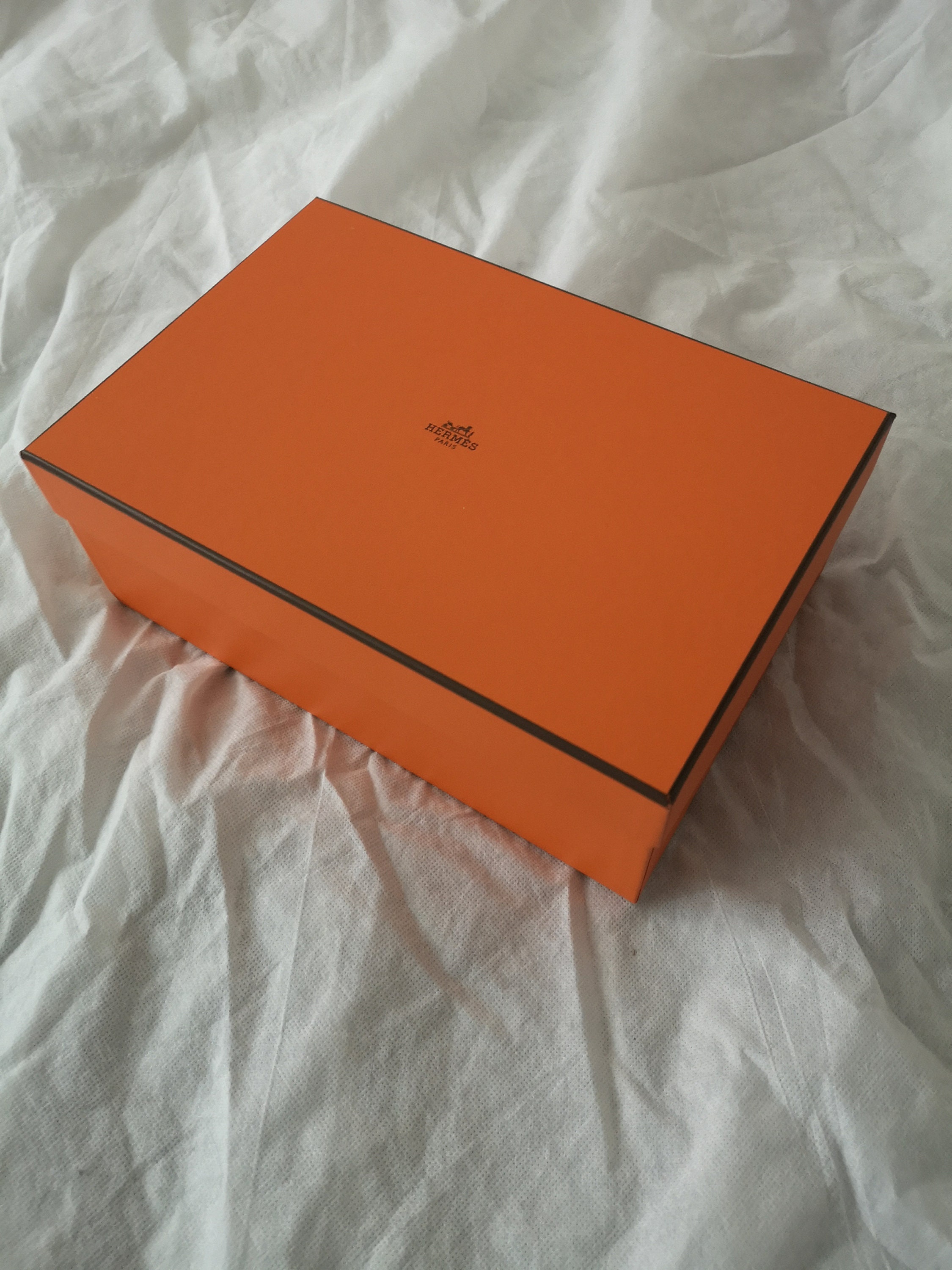 Hermes Shoe Box Orange Gift Box Storage Organization Fashion