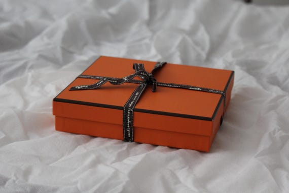 Hermes Belt Box Jewelry Storage Display Gift Box With Ribbon - Etsy