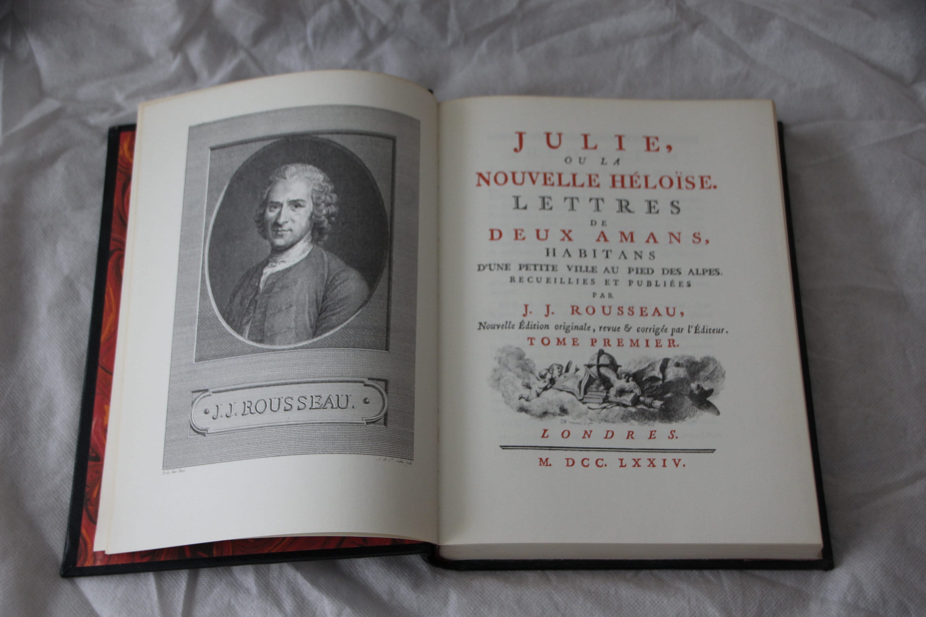 Livre Ancien - Jean-Jacques Rousseau - Julie Ou La Nouvelle Héloïse, Tome 2 - édition Originale 1761