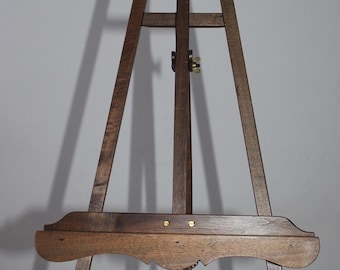 Wooden Painting & Drawing Table Foldable Easel Painting Board Stand w/ drawers