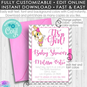 Lola bunny baby shower theme on sale