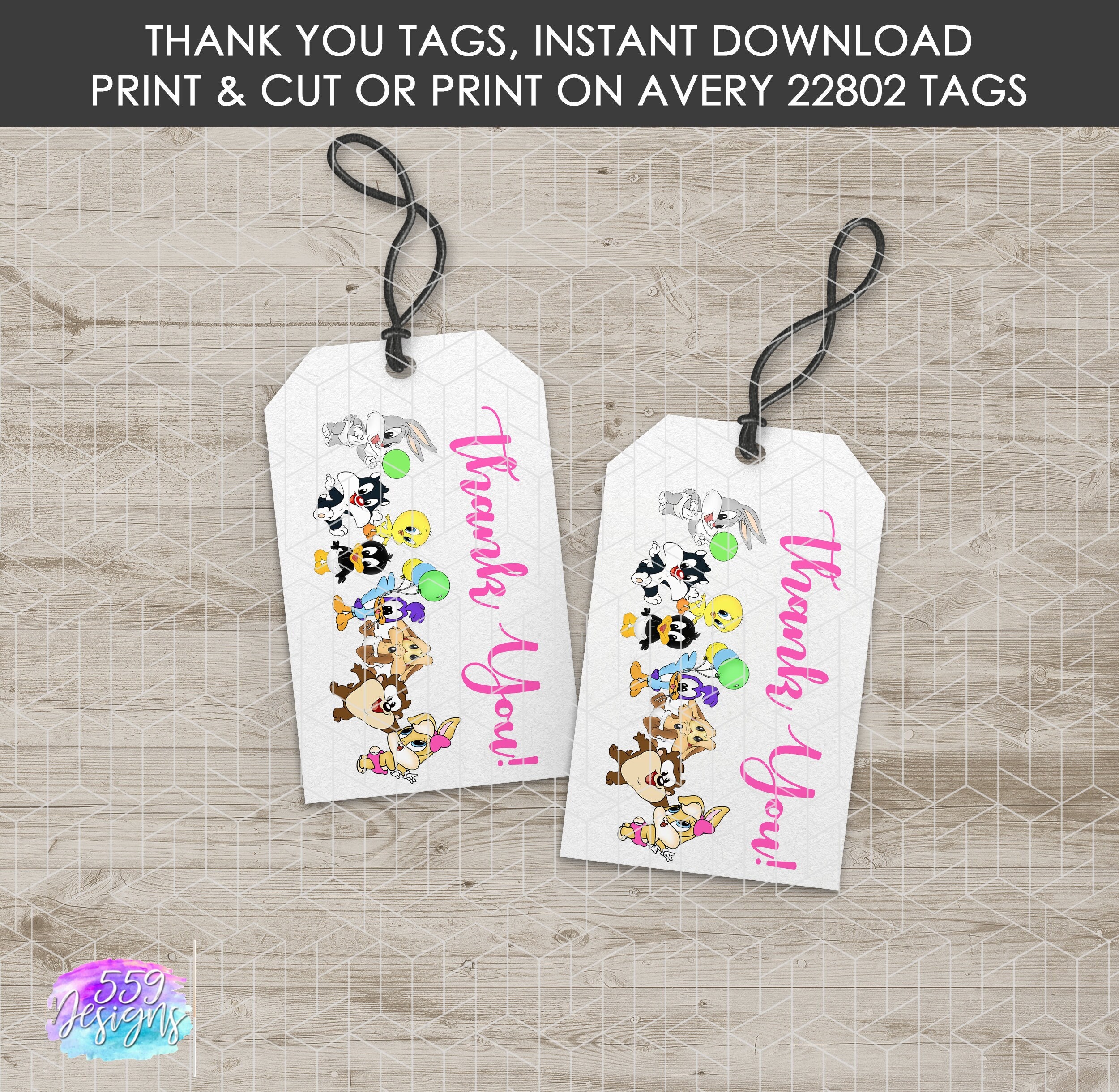 Avery Printable Tags with Strings, 2 x 3-1/2, 96 Tags (22802)