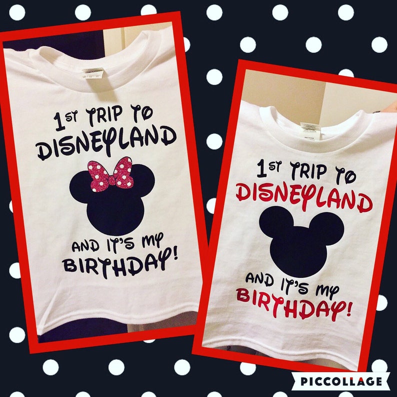 disneyland birthday shirts
