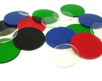 2" Acrylic Circles - *CLEARANCE* - 1/8th Inch Thick