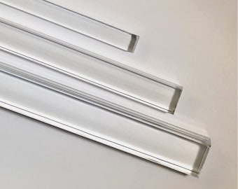 Clear SQUARE Acrylic Rod