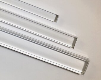 8 Color Acrylic Rod Set - 1/4" Diameter X 36" Long Colored Plexiglass Rods Assortment